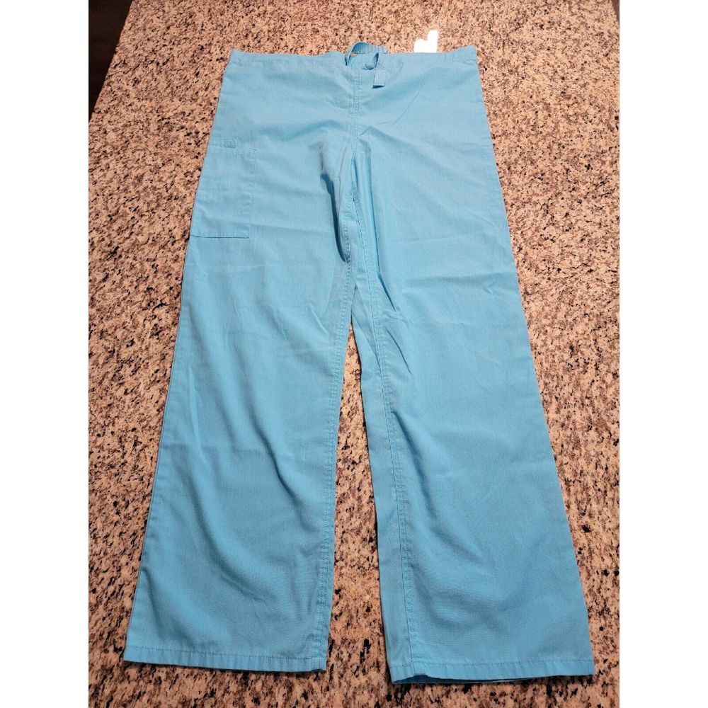 Cherokee Workwear Unisex Drawstring‎ Cargo Scrub Pants - 4100 Sz S